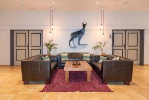 Posezení v ubytování Burghotel Aschau