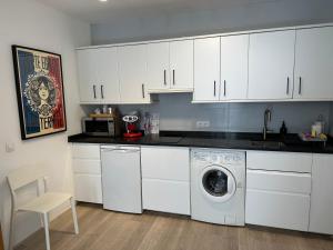 Kuchyňa alebo kuchynka v ubytovaní Studio Arts Soho - Malaga