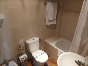 Koupelna v ubytování Hostal San Cayetano