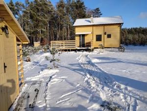 Domek Na Winklu v zime