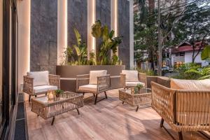 พื้นที่นั่งเล่นของ ÚNICO - Stay & Residences by AVA