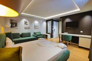 Postel nebo postele na pokoji v ubytování L'Amo del Mare Hotel