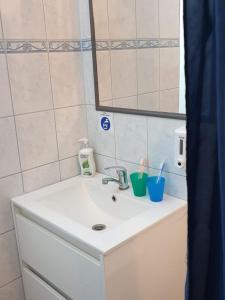 Kúpeľňa v ubytovaní Green Apartman Salgótarján