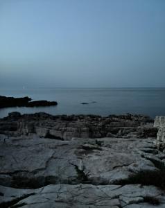 a view of the ocean from a rocky shore at Alba b&b in Polignano a Mare