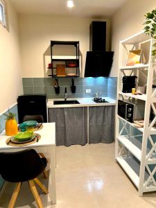 Nhà bếp/bếp nhỏ tại Bruno apartments