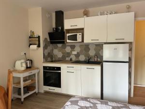Η κουζίνα ή μικρή κουζίνα στο Studio meublé 26m² refait à neuf