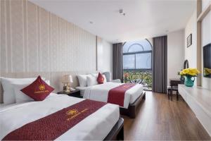 Postel nebo postele na pokoji v ubytování Florence Hotel + 20 fotografií