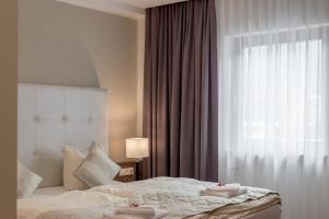 Voodi või voodid majutusasutuse Gasthof Ambachhof toas