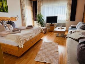 TV a/nebo společenská místnost v ubytování Haus Voithofer