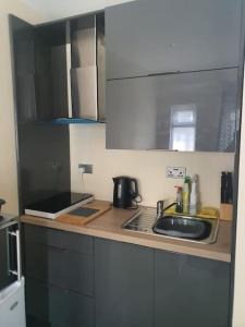 Cuina o zona de cuina de Private Ensuite Room with Kitchenette