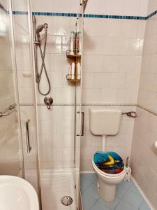 Koupelna v ubytování La casetta del Pescatore