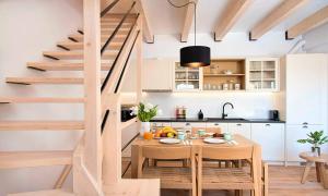 Kuchyň nebo kuchyňský kout v ubytování Sun Stone Villas