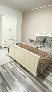 Cama o camas de una habitación en Wohnung im Zentrum von Essen