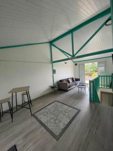 Posezení v ubytování La Casita Ilohë