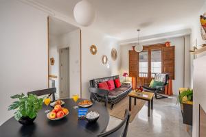 Χώρος καθιστικού στο Luxury Suite Ancha de la Virgen