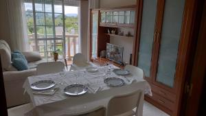 Posezení v ubytování Piso Areal con vistas al mar