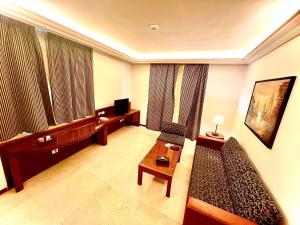 Istumisnurk majutusasutuses King Suites Hotel