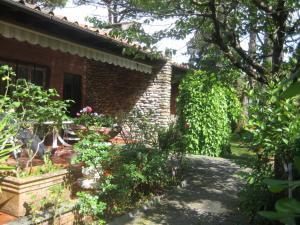 A garden outside Villa Feltran