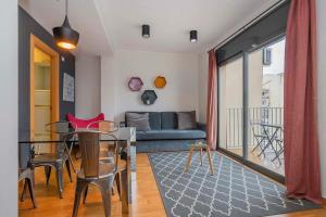 Posezení v ubytování Modern and bright apartment in Eixample 5-1