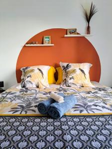 Voodi või voodid majutusasutuse Ti Caz Marley - Bassin Manapany-Les-Bains toas