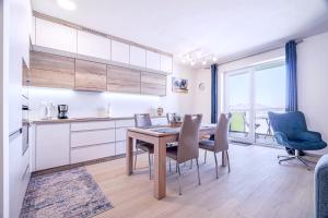 A kitchen or kitchenette at Studio Apartment at outskirt of High Tatras