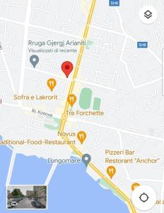 Appartamento Perla في فلوره: لقطة شاشة لخريطة جوجل لشقق ريكسجارت