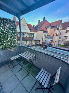 Balkoni atau teres di PrimeBnb Bad Hersfeld