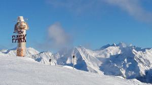 Landhaus Tirol v zimě