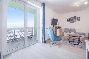 A seating area at Studio Apartment at outskirt of High Tatras