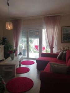 Posezení v ubytování Holiday Home Slavica, prizemlje objekta