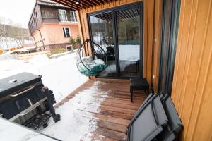 Balkón alebo terasa v ubytovaní Oliwne Wzgórza