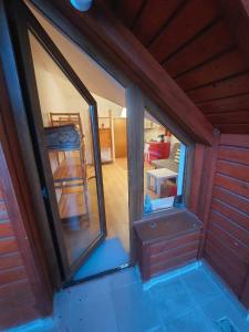 an overhead view of a room with two windows at Art Studio Borovets Semiramida in Borovets