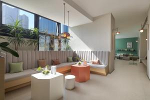 Χώρος καθιστικού στο Adoor Suites Shenzhen