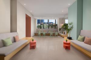 Χώρος καθιστικού στο Adoor Suites Shenzhen