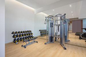 Γυμναστήριο ή/και όργανα γυμναστικής στο Adoor Suites Shenzhen