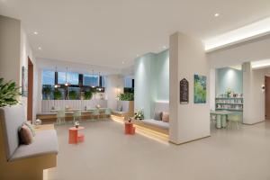 Χώρος καθιστικού στο Adoor Suites Shenzhen