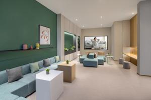 Χώρος καθιστικού στο Adoor Suites Shenzhen