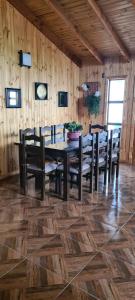 Μια τηλεόραση ή/και κέντρο ψυχαγωγίας στο Cabaña de relajo