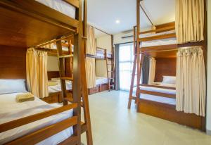 Katil atau katil-katil dalam bilik di Pudak Sari Unizou Hostel