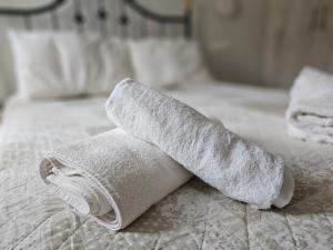 Postel nebo postele na pokoji v ubytování NAVSIKA LUXURY APARTMENT