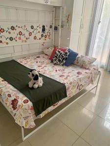 Posteľ alebo postele v izbe v ubytovaní BADAROSA House10min to BARCELONA City&NearTo BEACH