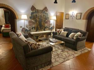A seating area at Capannelle Wine Resort