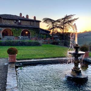 A garden outside Capannelle Wine Resort