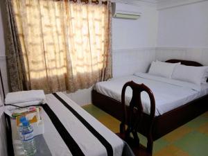 Letto o letti in una camera di Centro Guest House
