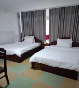 Кровать или кровати в номере Centro Guest House