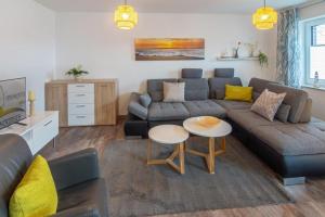 Posezení v ubytování Traum-Wohnung-4-mit-Balkon