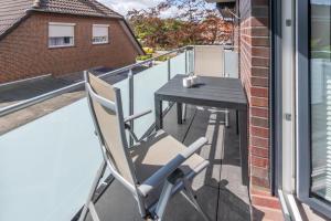 Balkón nebo terasa v ubytování Traum-Wohnung-4-mit-Balkon