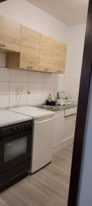 Una cocina o kitchenette en Apartment mit kleinem Balkon