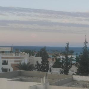 a view of a city with trees and buildings at Hurghada Sea View Apartment in Hurghada