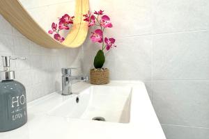 Um banheiro em Apartamentos Vela Blanca